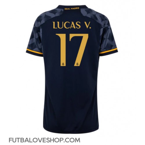 Dres Real Madrid Lucas Vazquez #17 Preč pre Ženy 2023-24 Krátky Rukáv